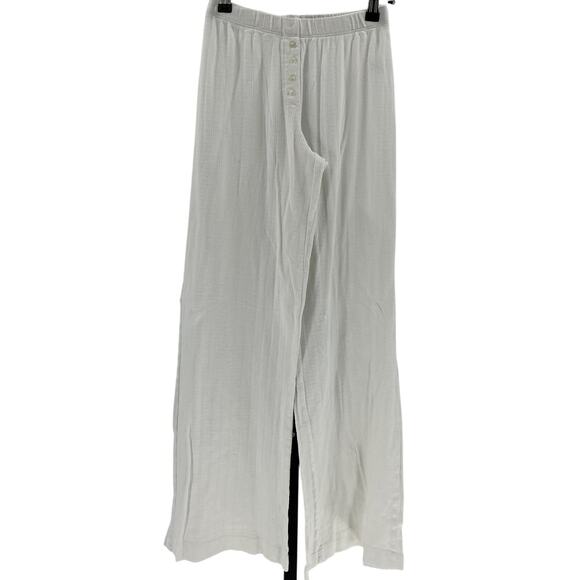 Leset 'Boxer' White Cotton Lounge Pants Size XS - Picture 3 of 4